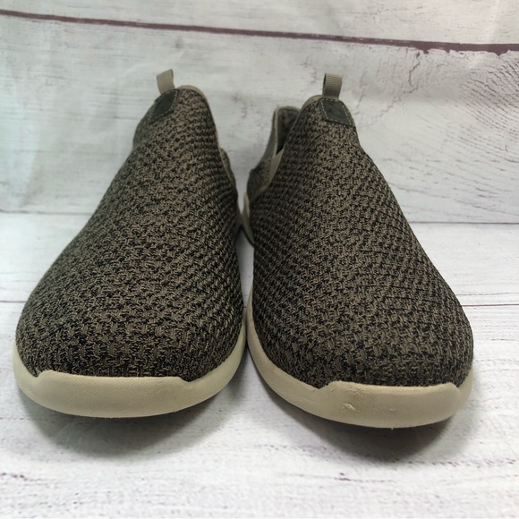 Olukai Alapa Men Size 11.5 Shoes Brown Mesh Drop-In Slip On - Picture 2 of 16